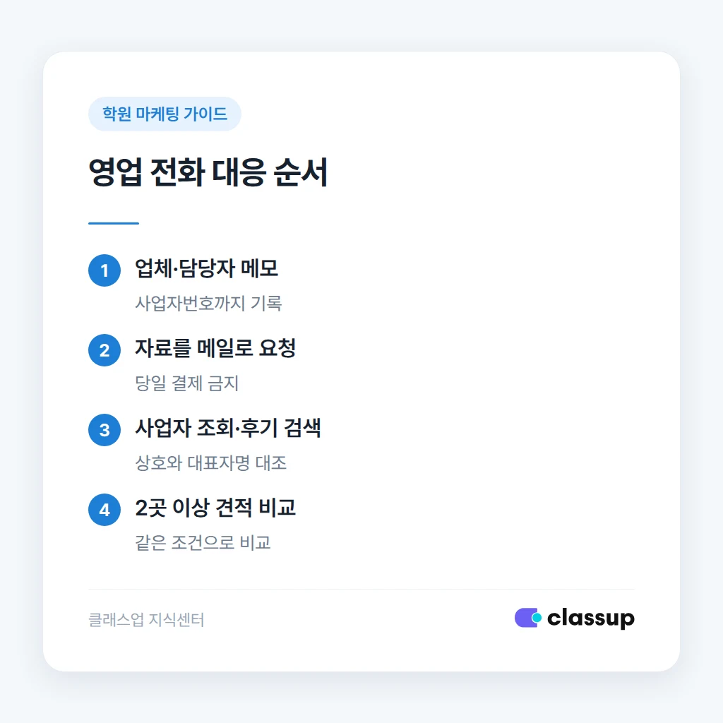 선결제 전 서류 확인 순서