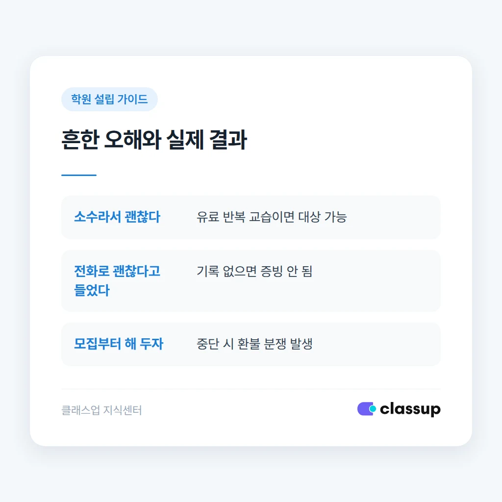 화상수업 운영 시 흔한 실수와 실제 결과
