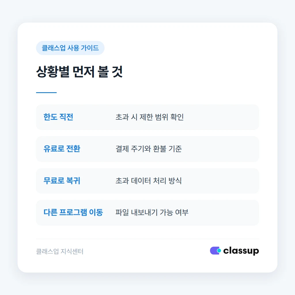 가입 전 흔히 놓치는 지점과 문의 문구